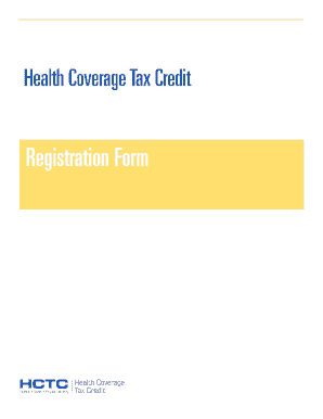 Health Coverage Tax Credit Registration Form