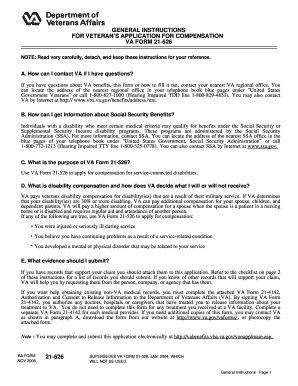 Veteran's Application for Compensation