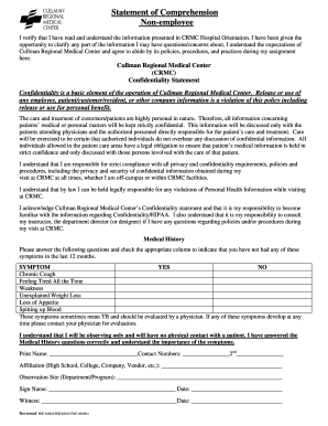 Non-employee Confidentiality Agreement
