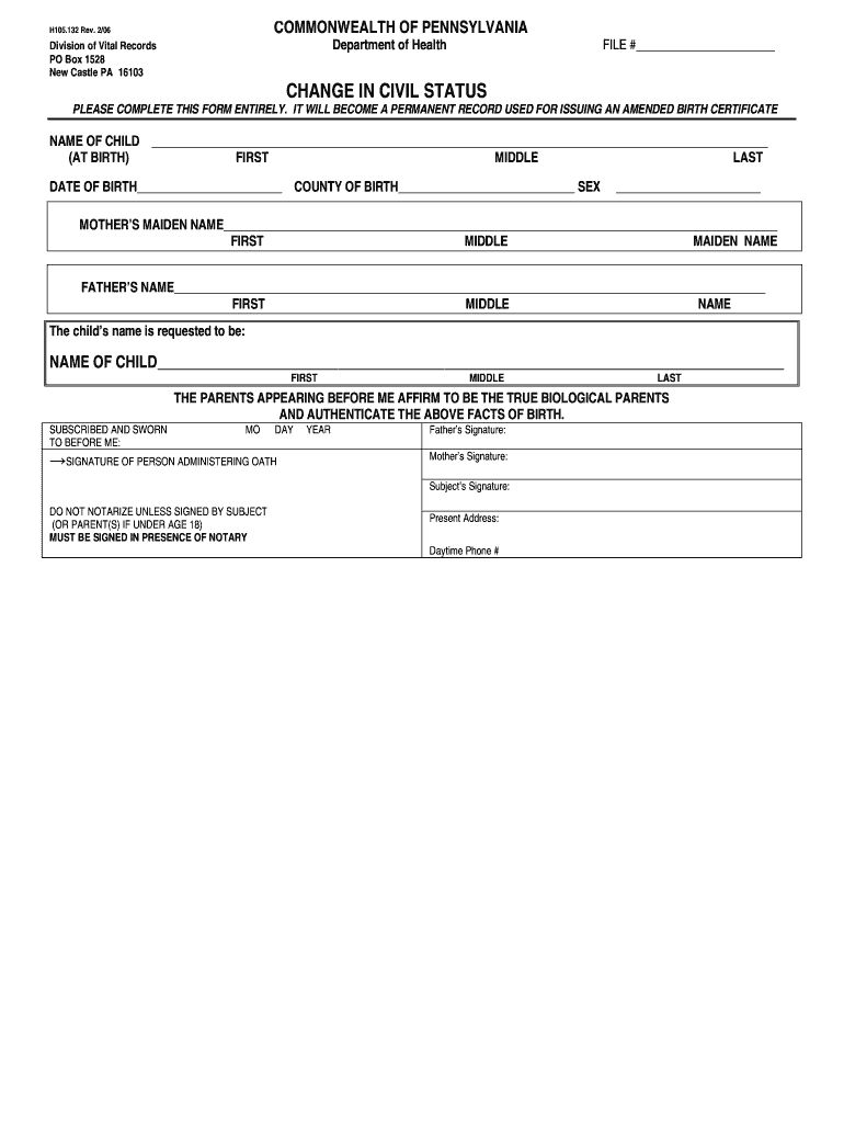 Civil Status Fill Out Sign Online DocHub