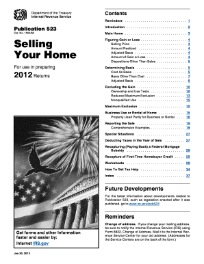 IRS Publication 523