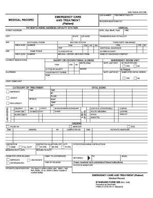Emergency Care and Treatment Form