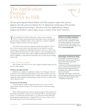 Free Application for Federal Student Aid (FAFSA)