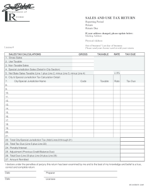 South Dakota Sales and Use Tax Return