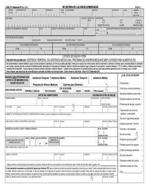 Formulario de Recertificación del Estado de Nueva York