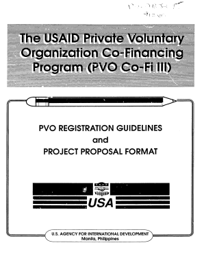 PVO REGISTRATION GUIDELINES and PROJECT PROPOSAL FORMAT USA U - pdf usaid