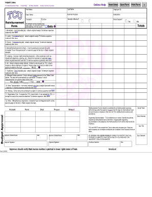 Reimbursement Form