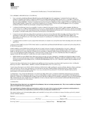 Authorization for Disclosure of Protected Health Information