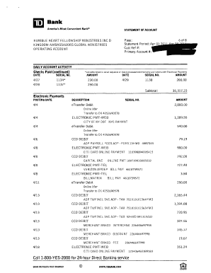 Bank statement for indonesia visa