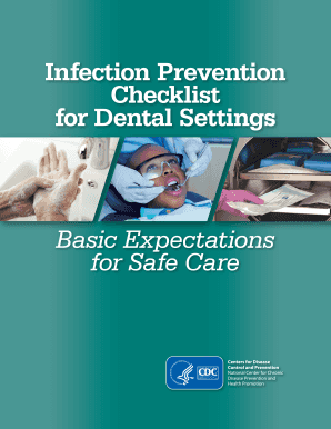 Infection Prevention Checklist for Dental Settings