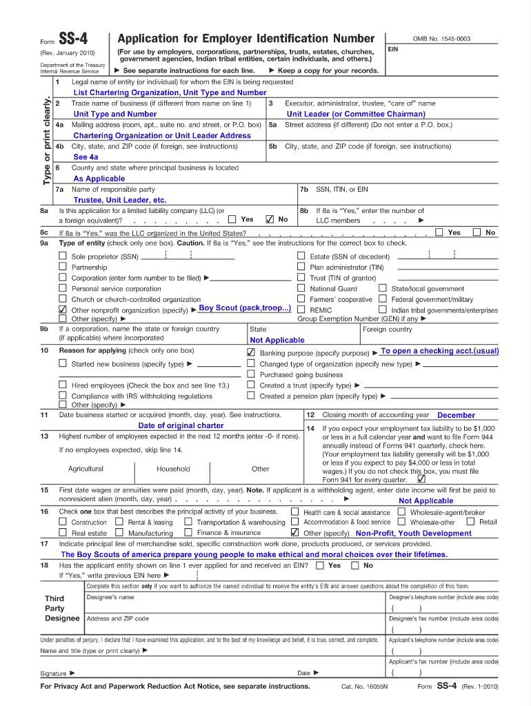 Form Ss 4 Fill and Sign Printable Template Online US Legal Forms