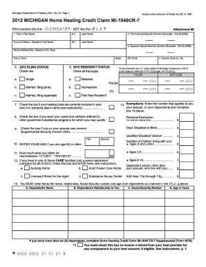 Home Heating Credit - Fill Online, Printable, Fillable, Blank | PDFfiller
