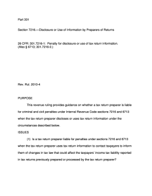 IRS Revenue Ruling 2010-4