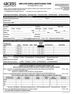 Employee Enrollment Form