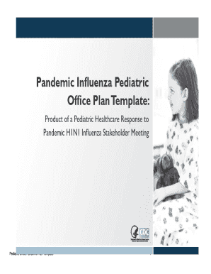 Pediatric Office Pandemic Plan Template