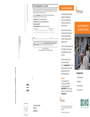 OptumRx New Prescription Mail-In Form