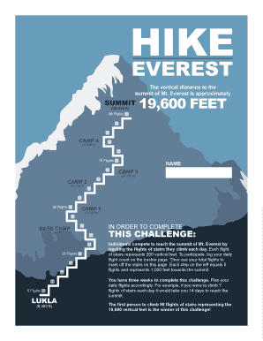 Hike Everest Challenge Tracker
