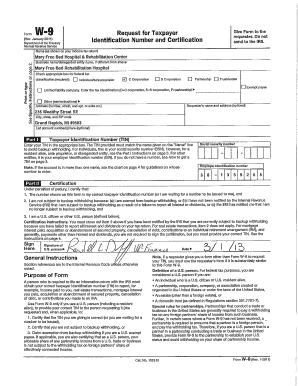 Fillable Online F... W-9 Fax Email Print - pdfFiller