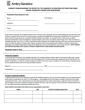 Consent Form for Candidate Alterations List