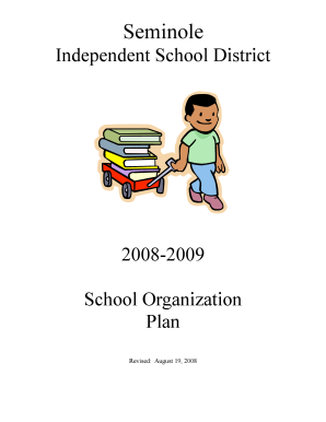 2008 2009 Organization Chart - Seminole Independent School District