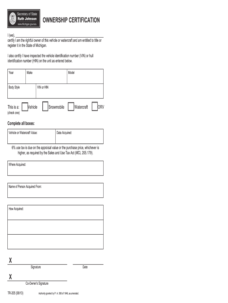 tr 205161987 2012 form Preview on Page 1
