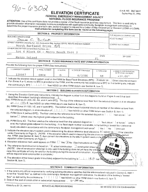 Elevation Certificate