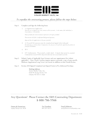 Medicare-Approved Private Fee-For-Service Agent Application and Contract