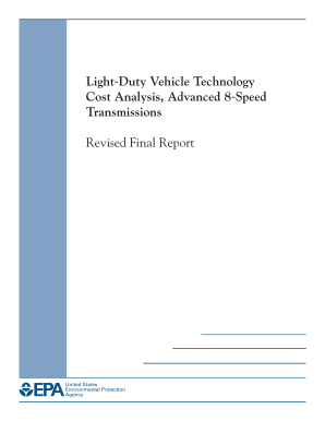 Light-Duty Vehicle Technology Cost Analysis, Advanced 8-Speed ...