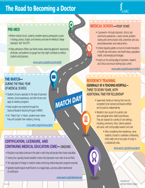 Passport book number - the road to becoming a doctor brochure form