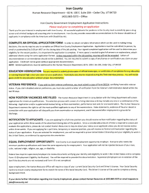 Employment Application Form
