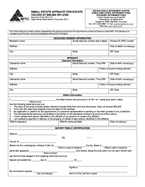 Seffner christian academy calendar - SMALL ESTATE AFFIDAVIT FOR ESTATE - forms in