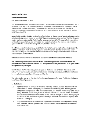 form vof legal Fillable VOF SERVICES PACIFIC RASIER AGREEMENT Online 23 form vof legal Fillable VOF SERVICES PACIFIC RASIER AGREEMENT Online 23