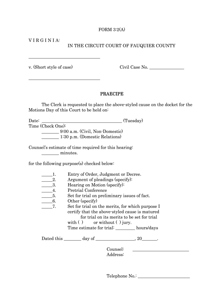what is a praecipe Preview on Page 1