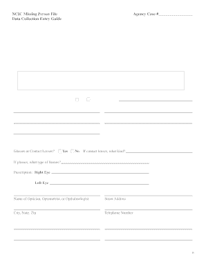 NCIC Missing Person File