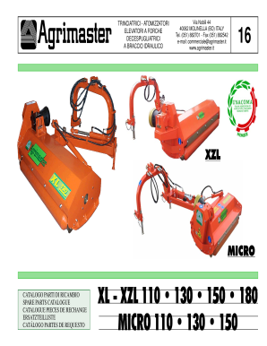Modulo di ordinazione pezzi di ricambio