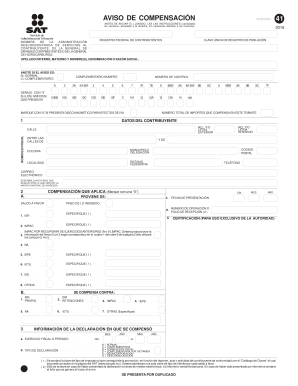 Aviso de Compensación Forma 41