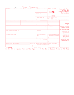 Form 1099-B (2008)