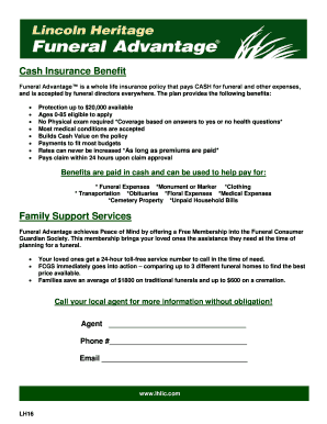 Funeral Advantage Life Insurance Policy