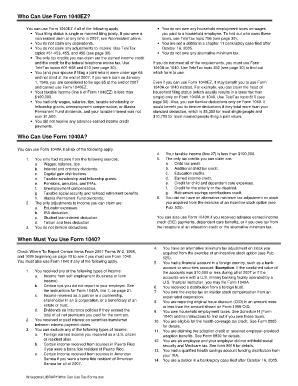 IRS Form 1040EZ Eligibility