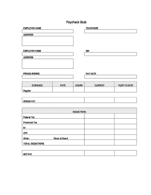 editable pdf blank pay stubs template