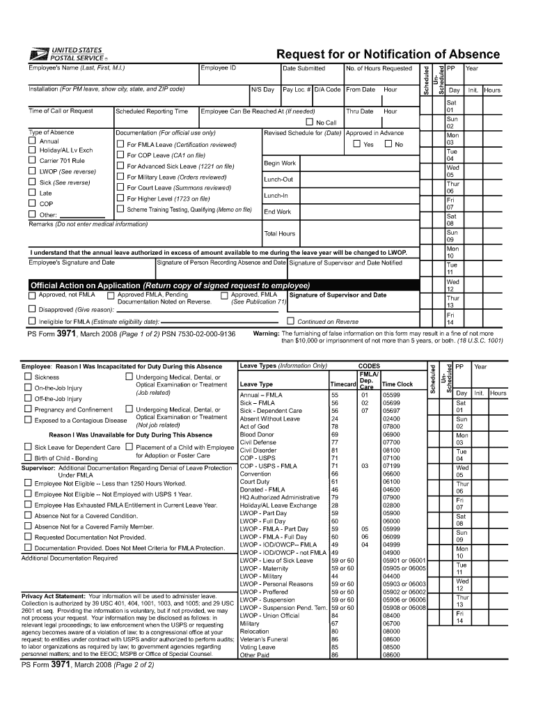 ps form 3971 Preview on Page 1.