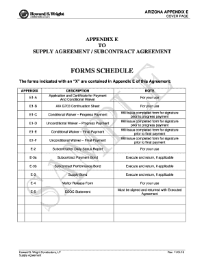 Arizona Construction Payment Forms
