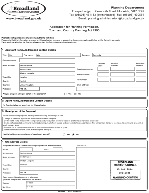 UK Planning Permission Application