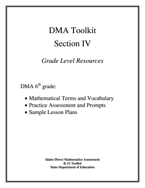 Idaho 6th Grade Math Assessment