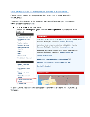 Business definition pdf - application for transposition of entry in electrol roll meaning form