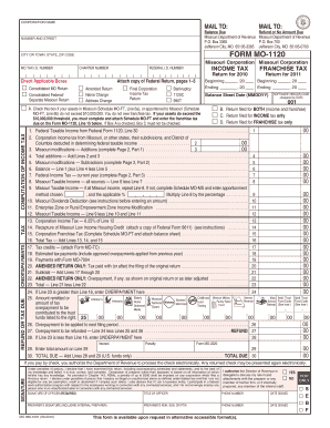 Missouri Corporation Income Tax Return