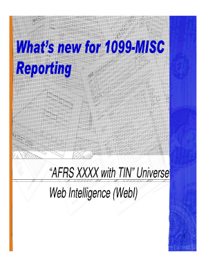 1099-MISC Reporting Training