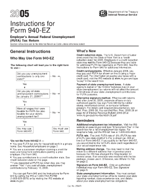 Instructions for Form 940-EZ