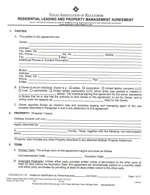 What does the management agreement create - Property Management Agreement - Beyond The Lease