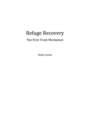 First Truth Worksheet